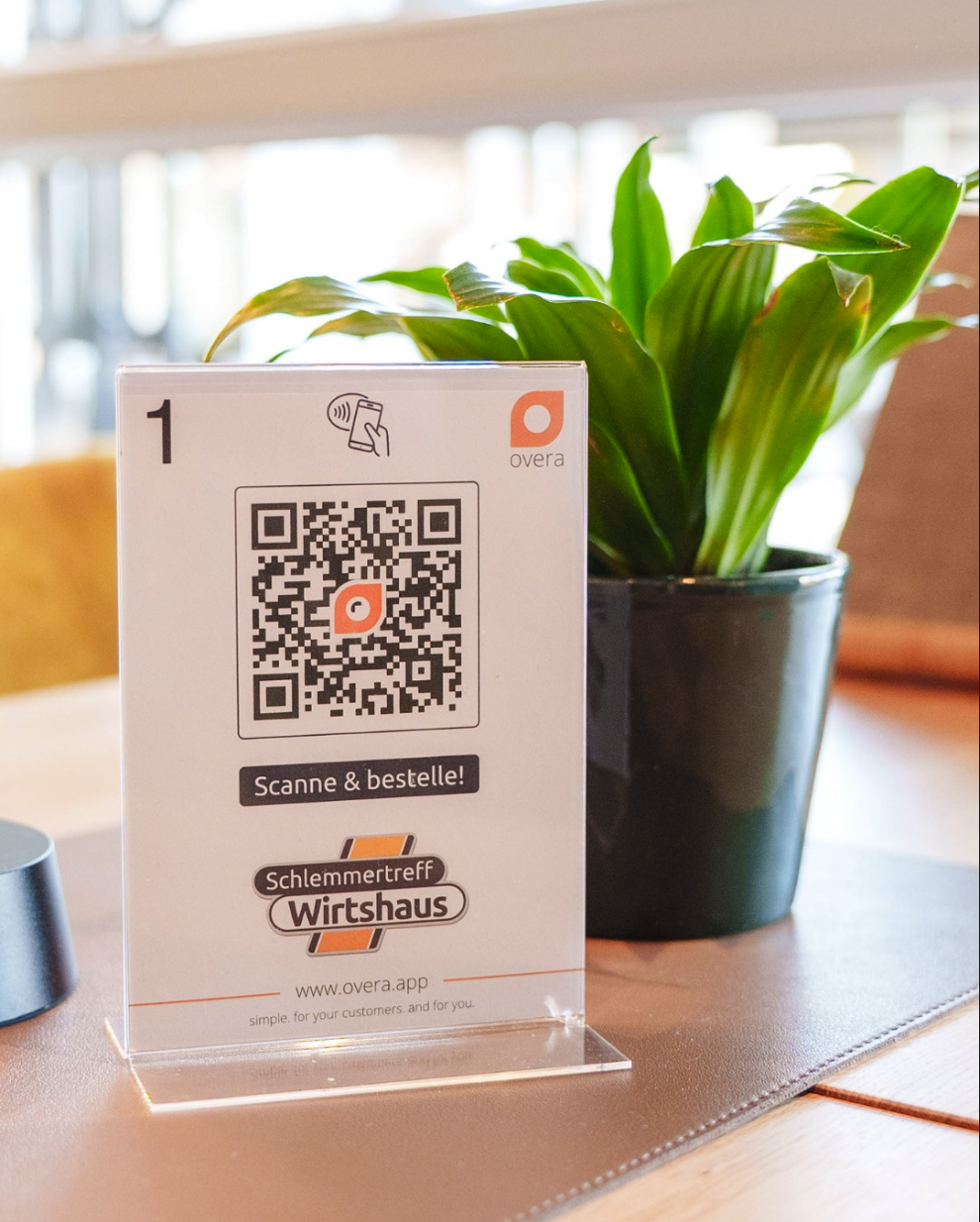 Digitale Bestellung über Overa